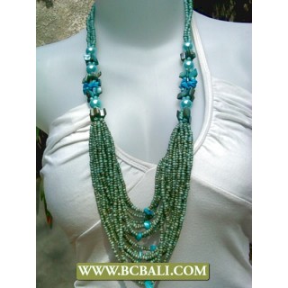 Bcbali Turqouise Necklaces Layered Fashion Beading